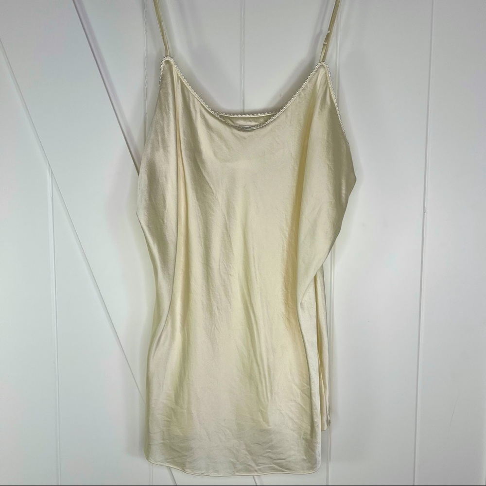 Nordstrom Intimates 100% silk cream Camisole